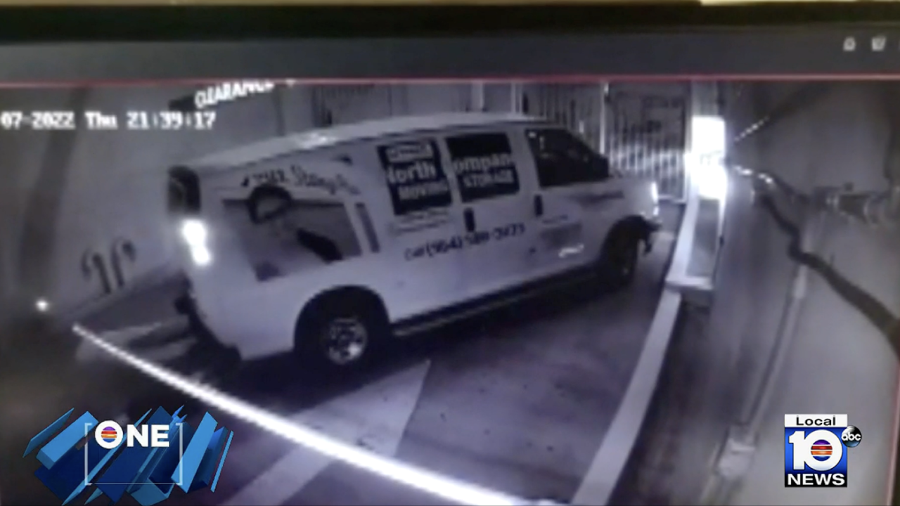 Thief in stolen U-Haul robs multiple cars inside parking garage of Sunny Isles Beach condo